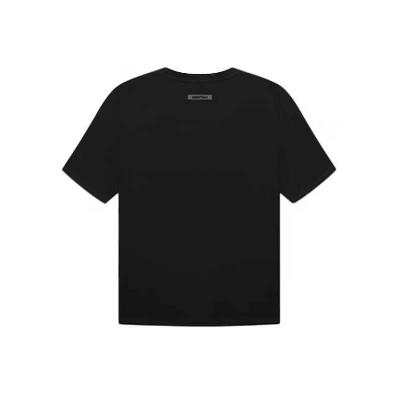 Áo Fear of God Essentials Boxy T-Shirt Applique Logo (SS20) Black