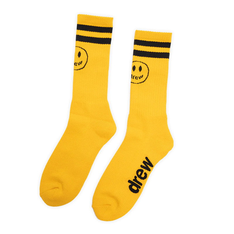 Vớ Drew House 2 Pack Mascot Stripe Socks Black/Golden Yellow