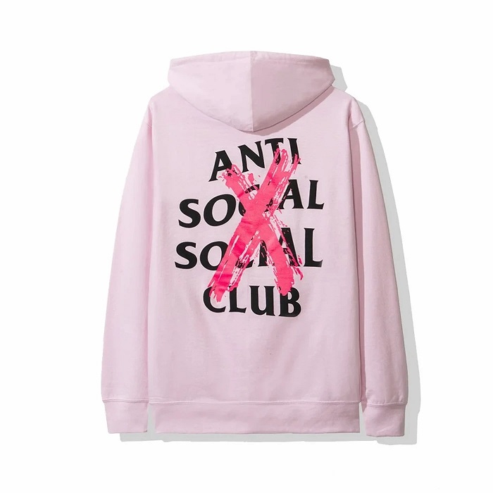 Anti Social Social Club Cancelled Pink Hoodie