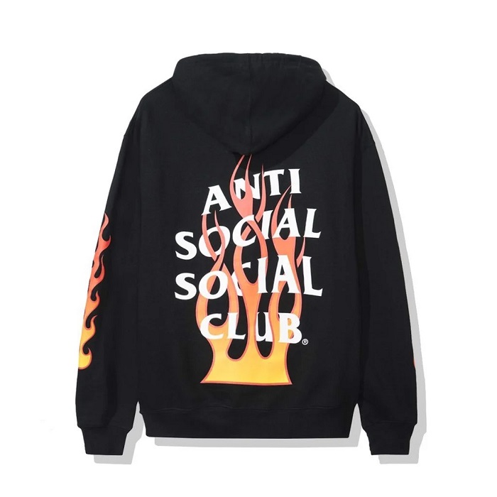 Anti Social Social Club Firebird Flame Hoodie