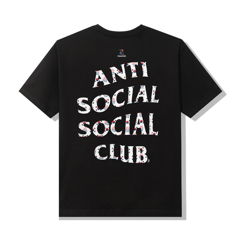 Anti Social Social  Club x Case Study Flag Black Tee