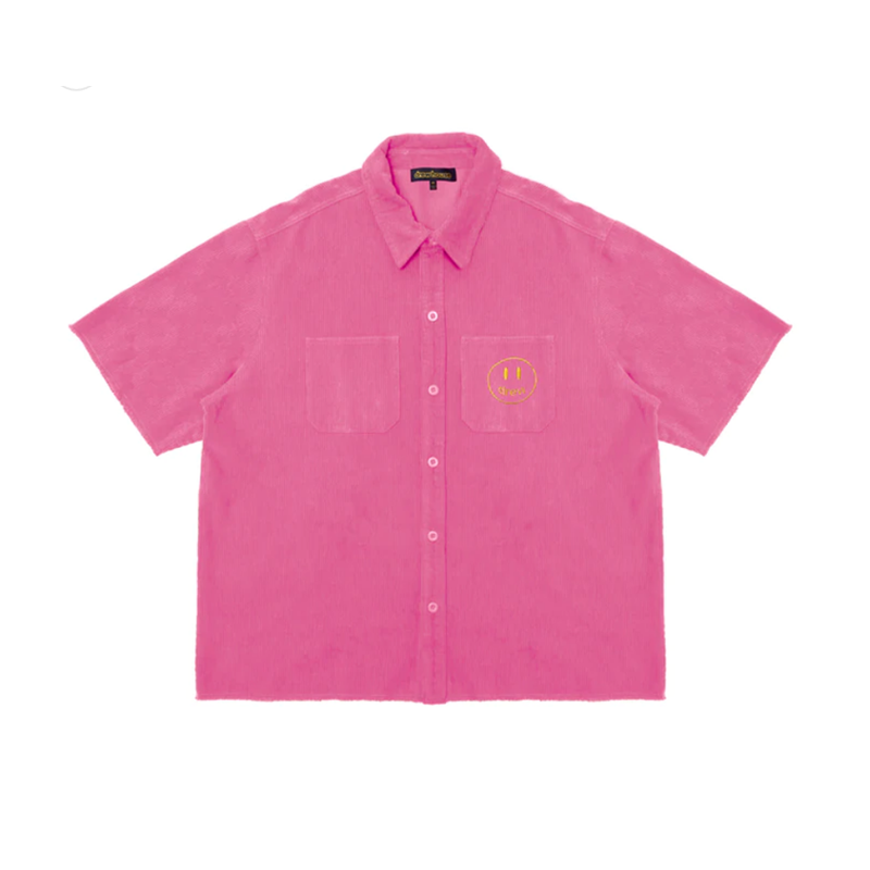 Áo Drew House Corduroy SS Shirt Hot Pink