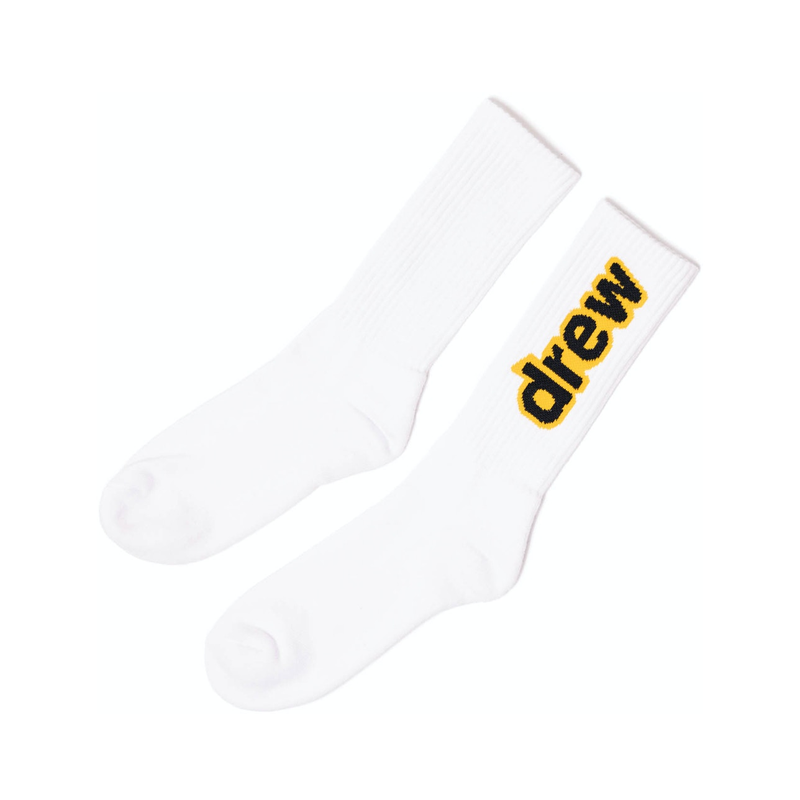 Drew House Secret Socks White
