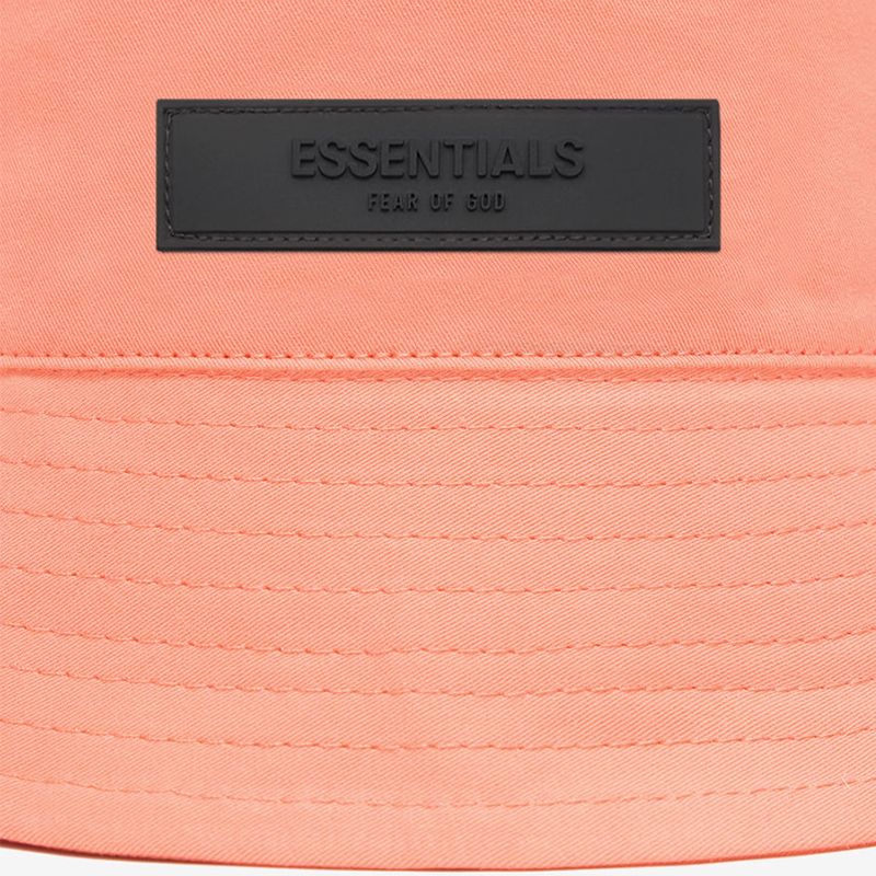 Fear Of God Essentials Pink Bucket Hat