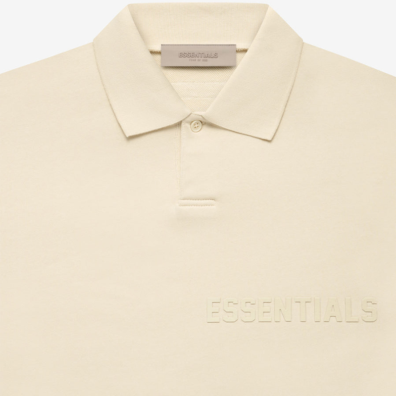 Fear Of God Essentials Off-White Long Sleeve Polo