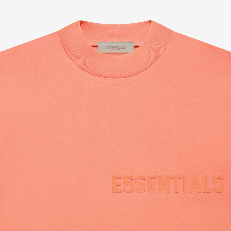 Fear Of God Essentials Pink Cotton T-Shirt