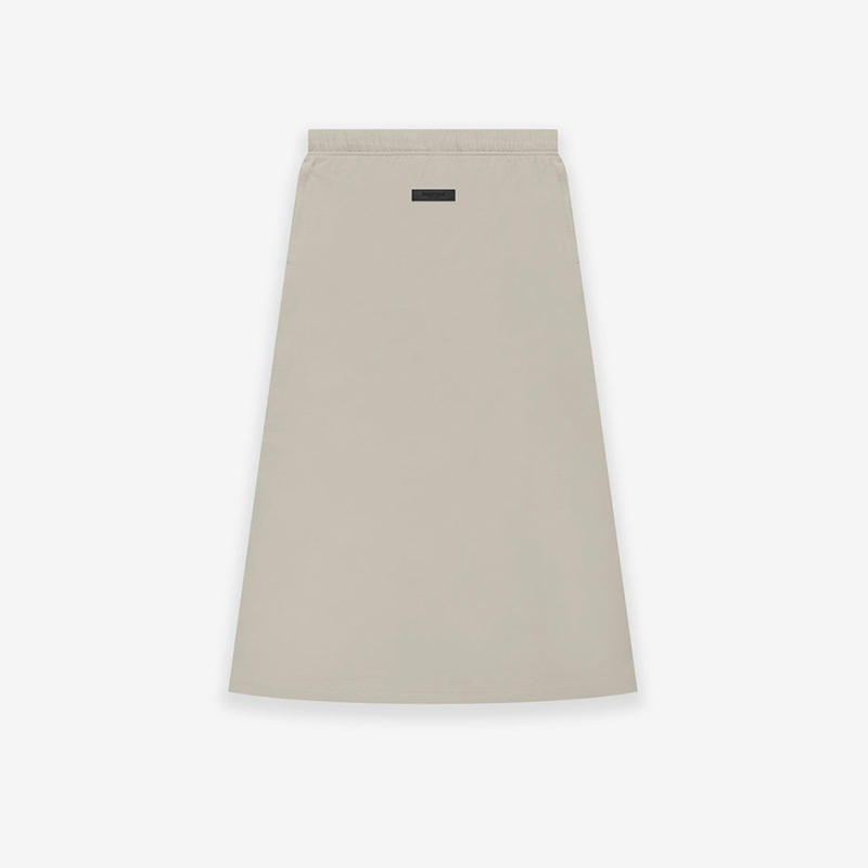 Fear Of God Essentials Gray Raglan Jersey Long Skirt