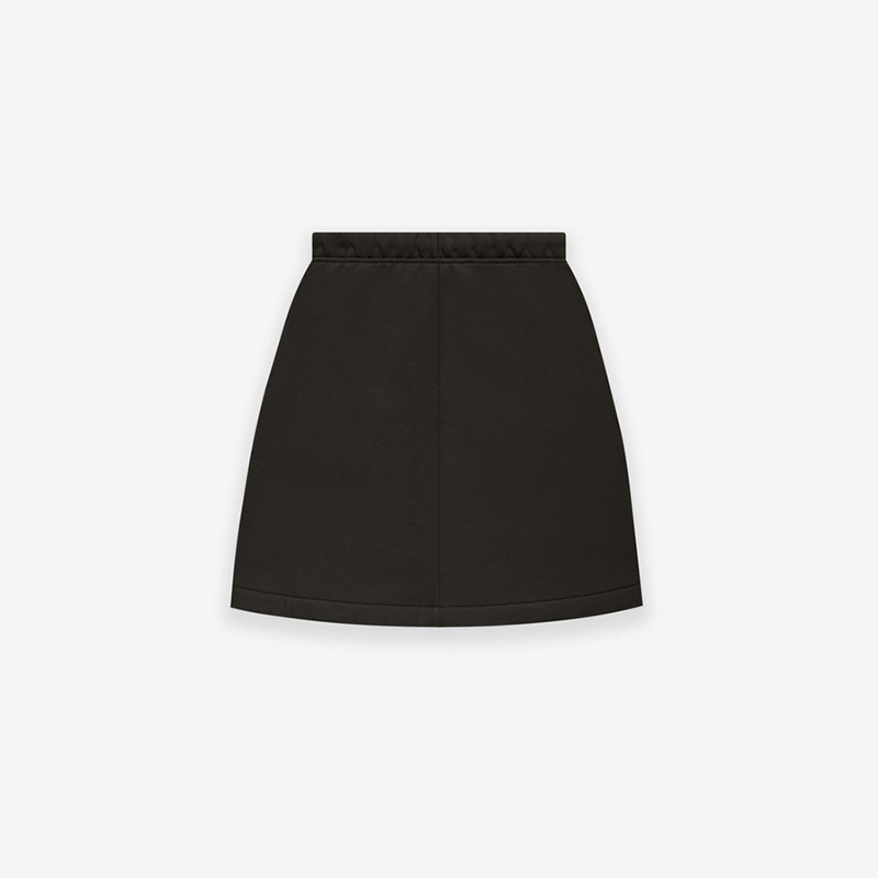 Fear Of God Essentials Off Black Mid Length Skirt