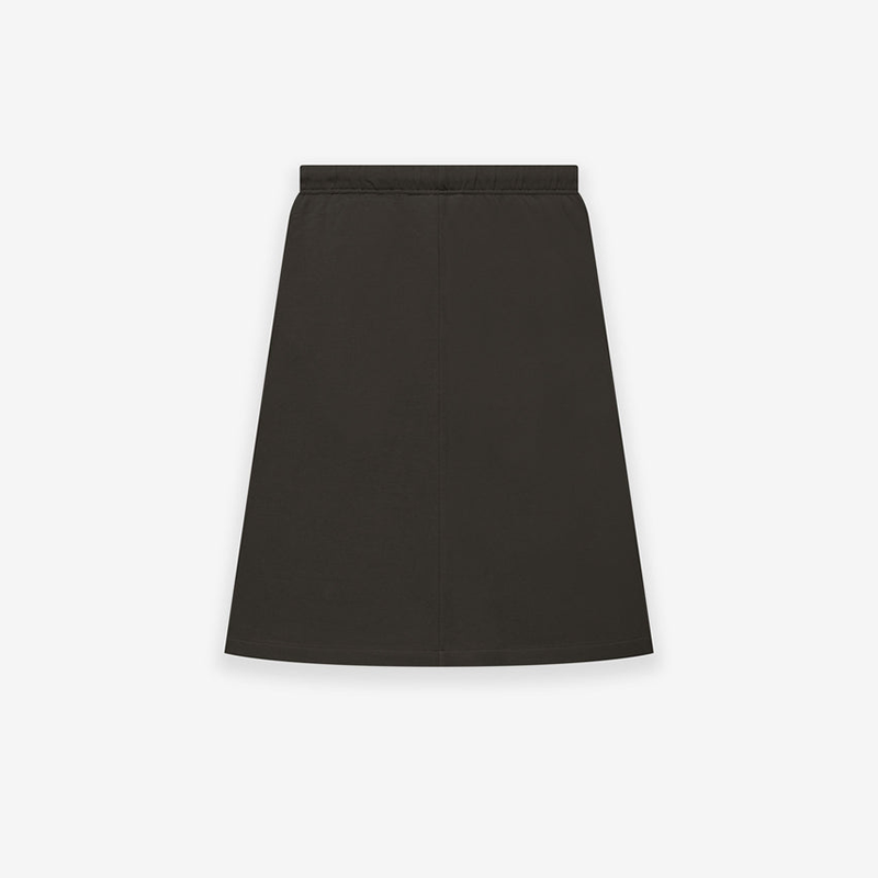 Fear Of God Essentials Off Black French Terry Skirt