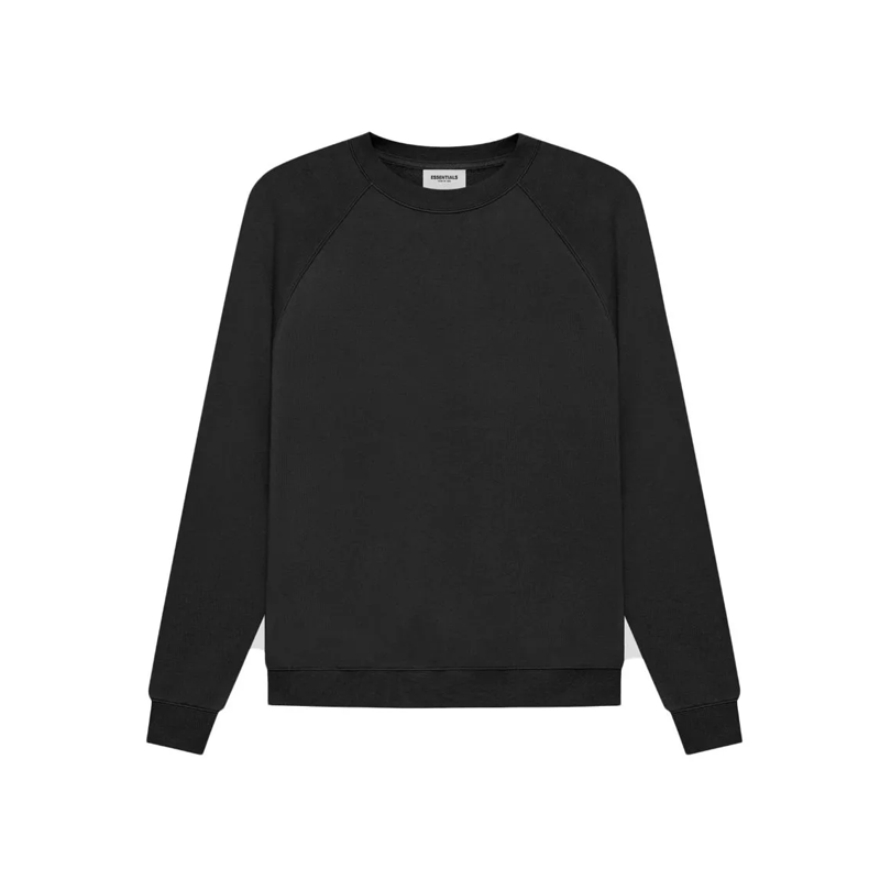 Áo Sweater FEAR OF GOD ESSENTIALS Knit Pullover Crewneck Black SS21