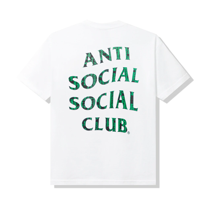 Anti Social Social  Club Glitch White Tee