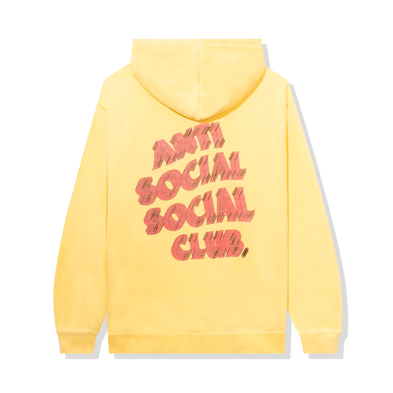 Anti Social Social  Club How Yellow Hoodie