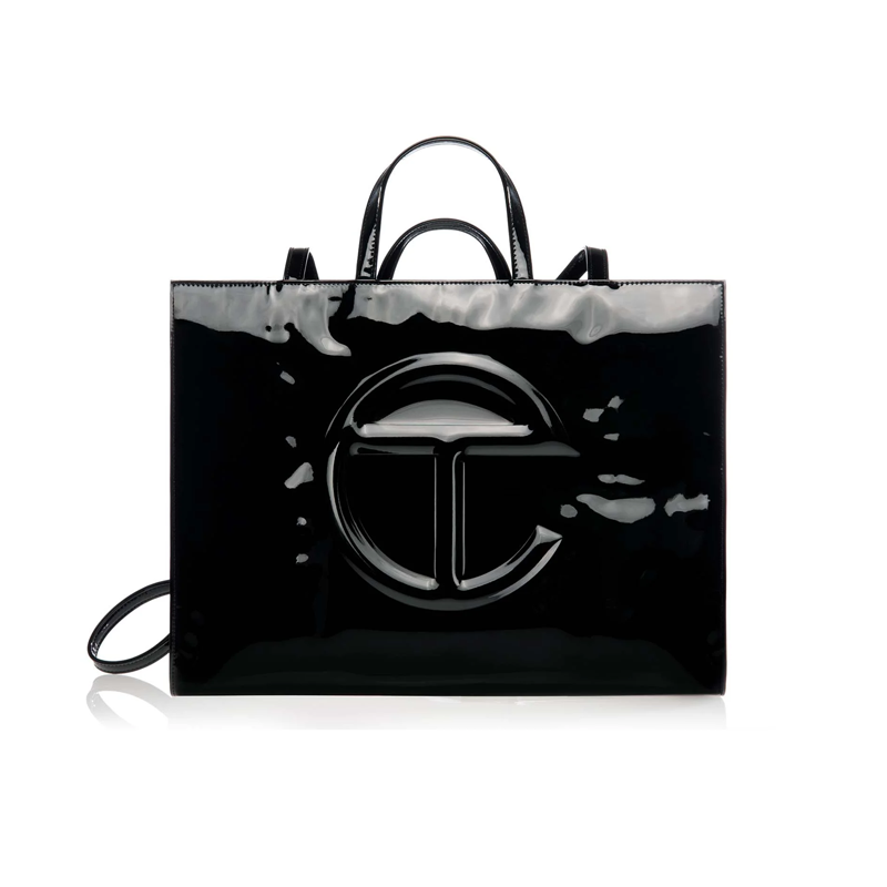 Túi Telfar Shopping Bag Patent Black Large