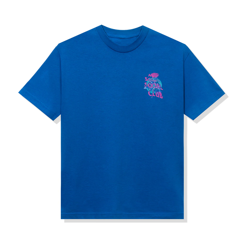 Anti Social Social  Club Out Of Time Blue Tee