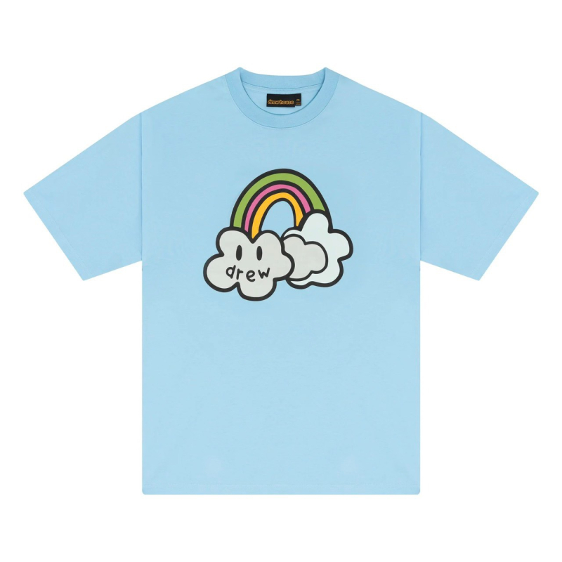 Drew House Bowie SS Tee Pacific Blue