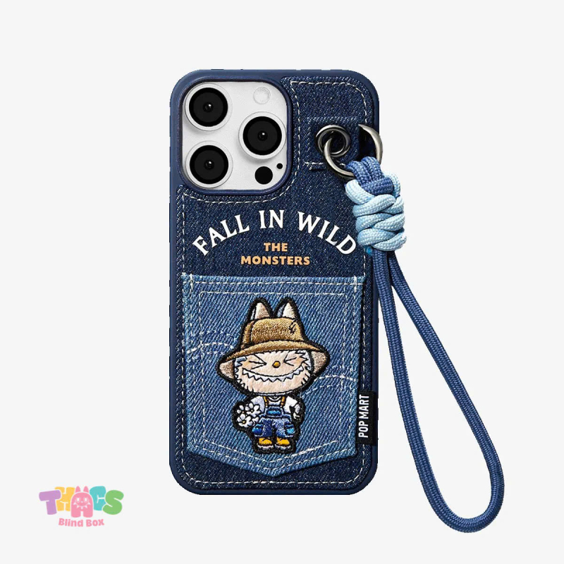 POPMART LABUBU THE MONSTERS Fall in Wild Series-Lanyard Phone Case